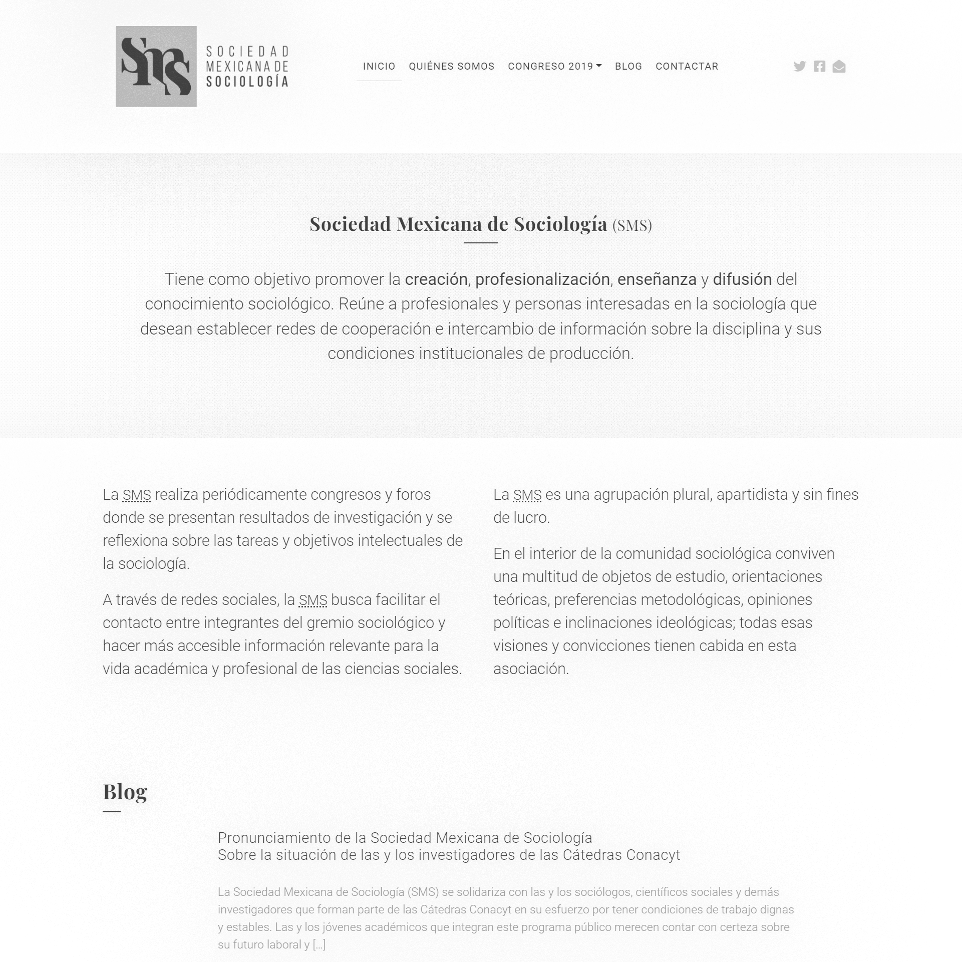 sociedad mexicana de sociologia